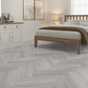 Grey Knight Oak 6.5mm Herringbone LVT SPC Floor | 2.05 Sq. M Pack Coverage