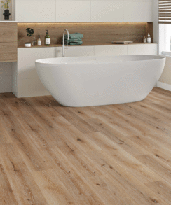 Alternative view of Gotham Brown Oak 5mm LVT SPC Floor | 2.64 Sq. M Pack Coverage