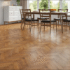 Roasted Brown Oak 18mm Herringbone Wood Floor | 0.78m? Pack Coverage