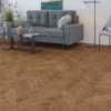 Roasted Wood Oak 18mm Herringbone Wood Floor | 0.65 Sq. M Pack Coverage