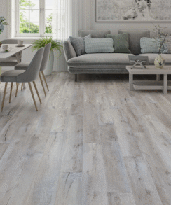 White Blue Oak 8mm LVT SPC Floor | 1.38 Sq. M Pack Coverage