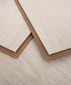 Light Grey 8mm Herringbone Laminate Floor | 1.8m² Pack Coverage