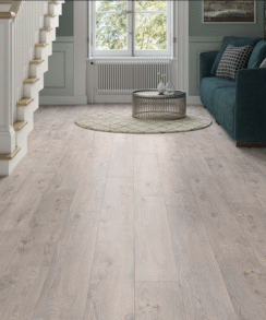 Cool Beige Oak 12mm  Laminate Floor | 1.35m² Pack Coverage