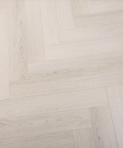 Light Grey 8mm Herringbone Laminate Floor | 1.8m² Pack Coverage