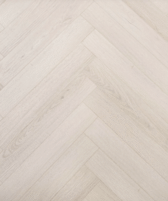 Light Grey 8mm Herringbone Laminate Floor | 1.8m² Pack Coverage