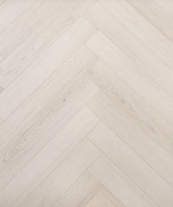Light Grey 8mm Herringbone Laminate Floor | 1.8m² Pack Coverage