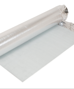 3mm Silver Acoustic Overlap Underfloor Heating Underlay For Wood And Laminate Flooring | 15m2