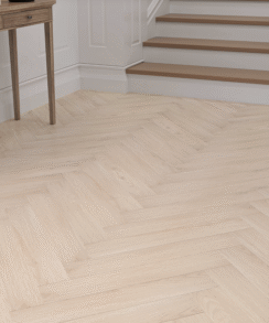 Grey Oak 8mm Herringbone Laminate Floor | 1.8m² Pack Coverage
