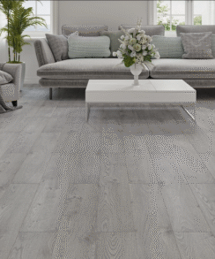 Cool Grey Oak 12mm  Laminate Floor | 1.35m² Pack Coverage